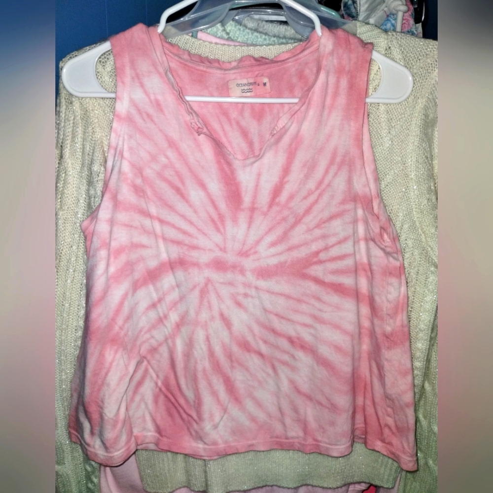 Pink Tie-Dye Tank Top - Picture 2 of 2